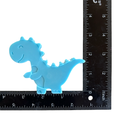 Handmade Dinosaur T Rex soap by Plunk Soap Company, featuring detailed design, perfect as a kids' novelty gift soap.