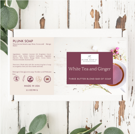 White Tea and Ginger Bar of Soap