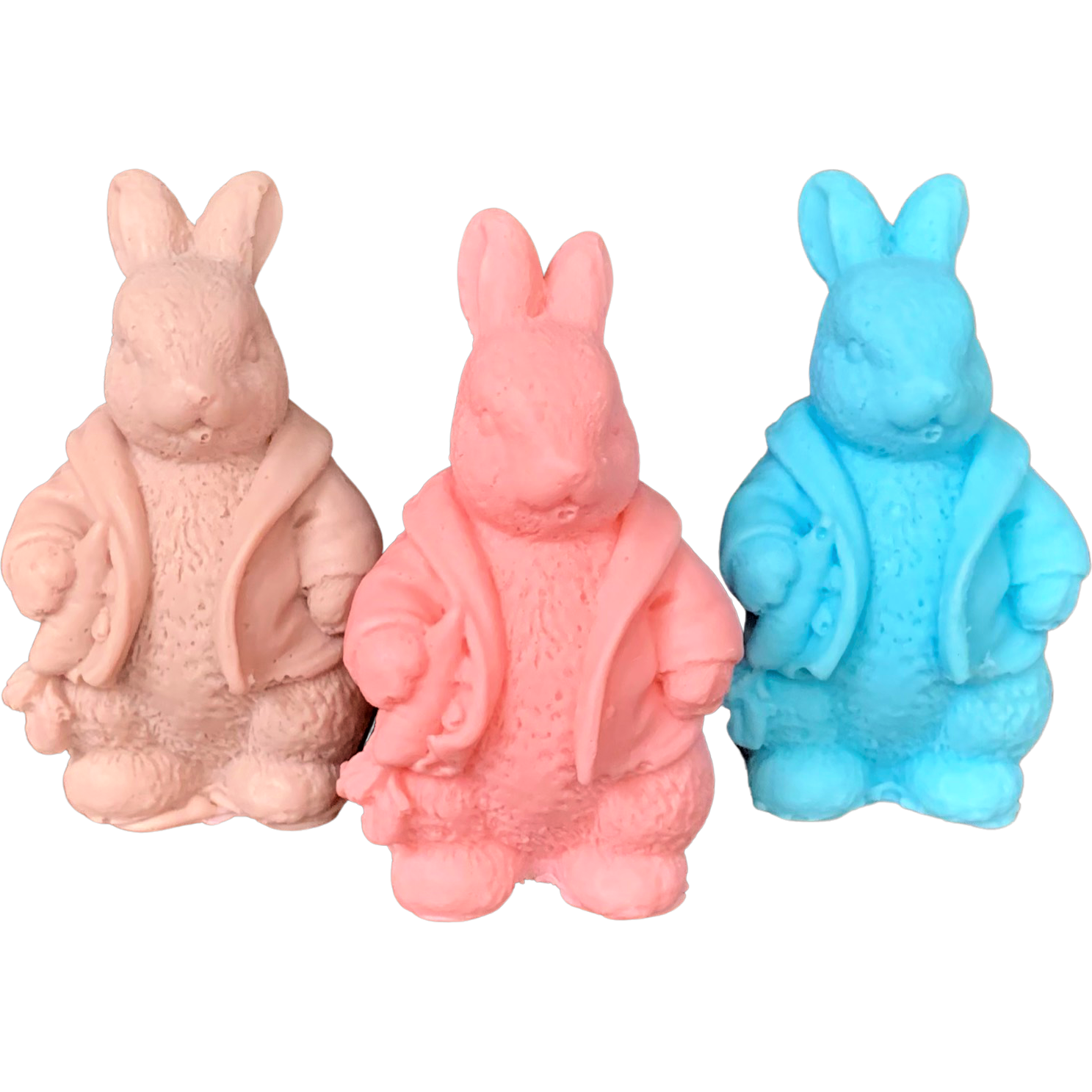 3D Rabbit Soap perfect for guest soaps and Easter basket fillers