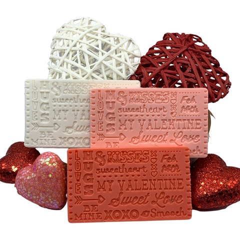Valentine's Day Sayings Bar of Soap -3 bars