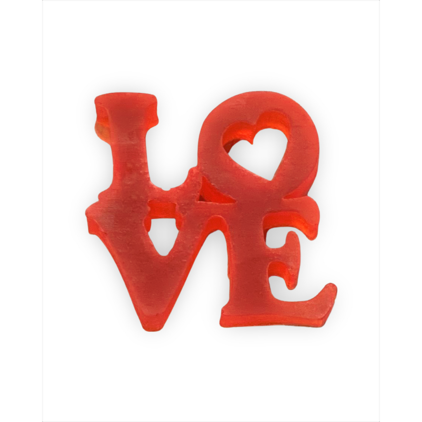 LOVE Shaped Bar of Soap 3D