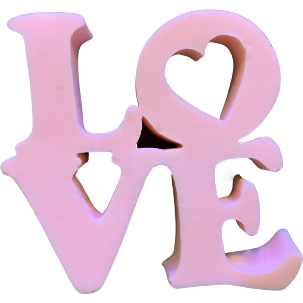 LOVE Shaped Bar of Soap 3D