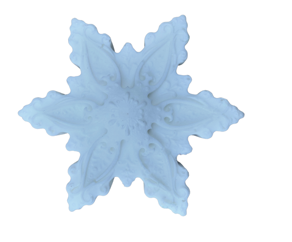 10 Snowflake Soaps:  Bulk Favors, Gift Sets, Wedding Favors, Bridal Favors, Winter Favors, FREE SHIPPING Party Favors, Plunk Soap