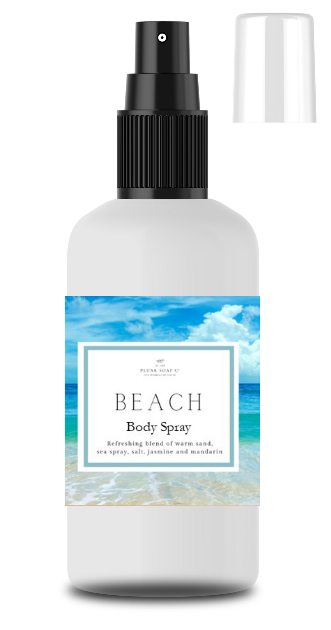 Beach scented body spray