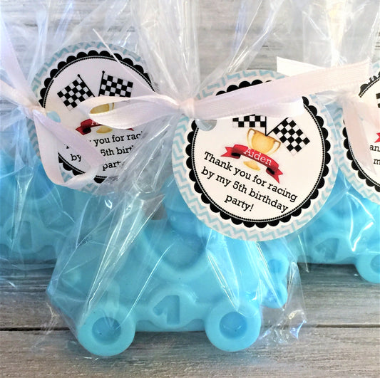 Race Car Soap Favors:  Free Shipping