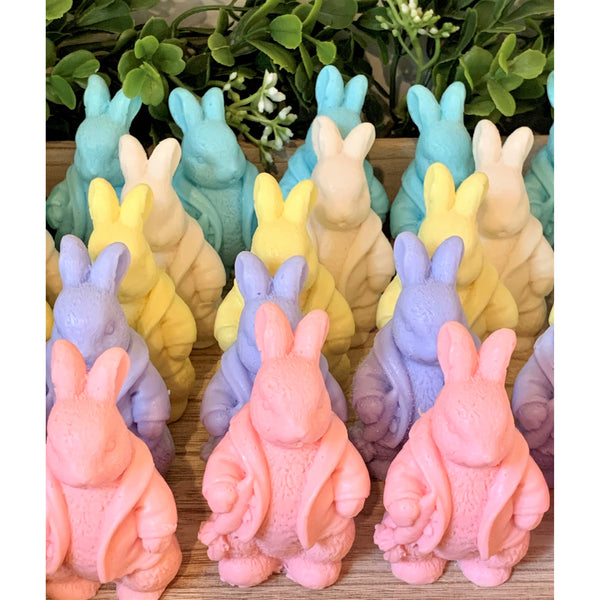3D Rabbit Soap:  Easter themed soaps