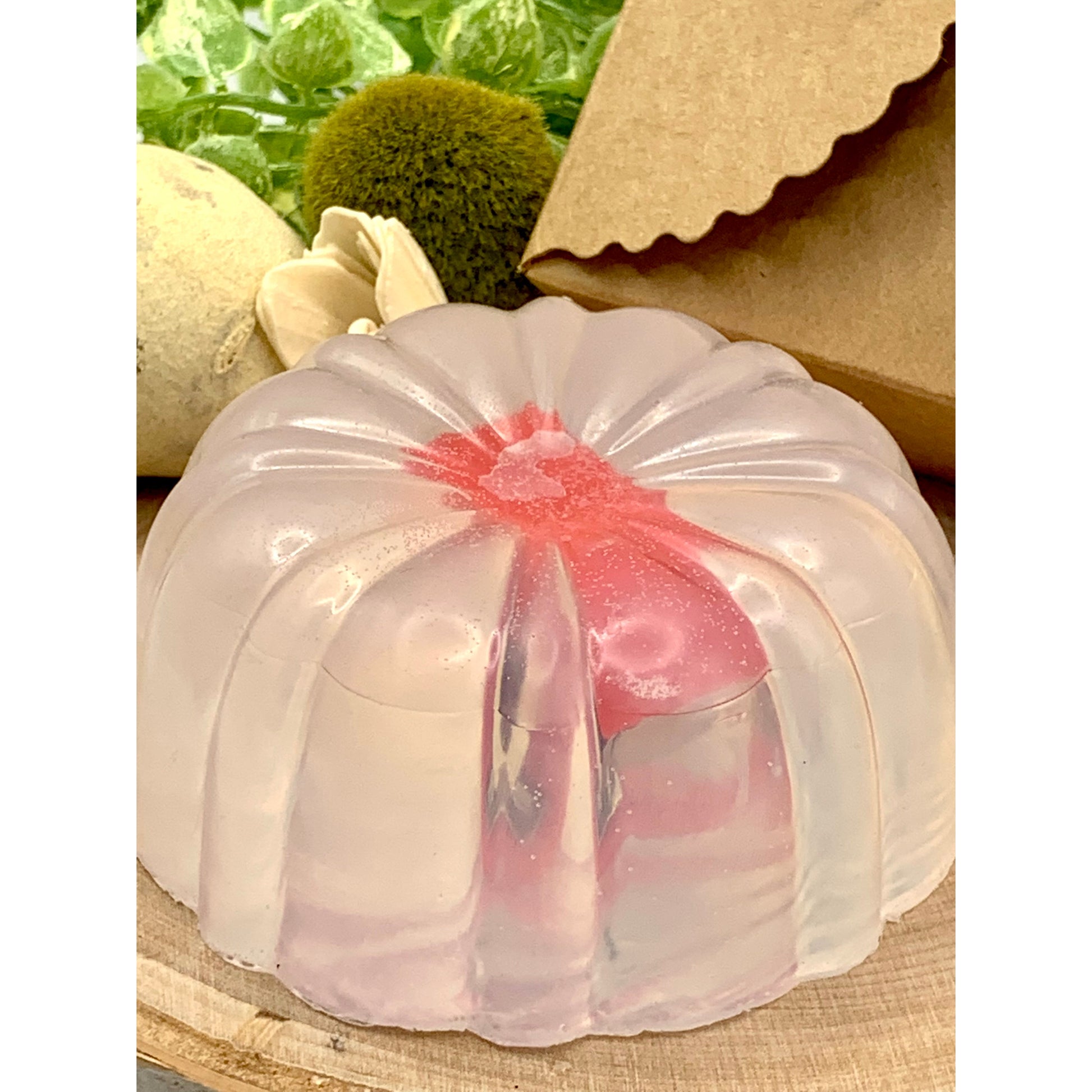 stapler in jello mold soap