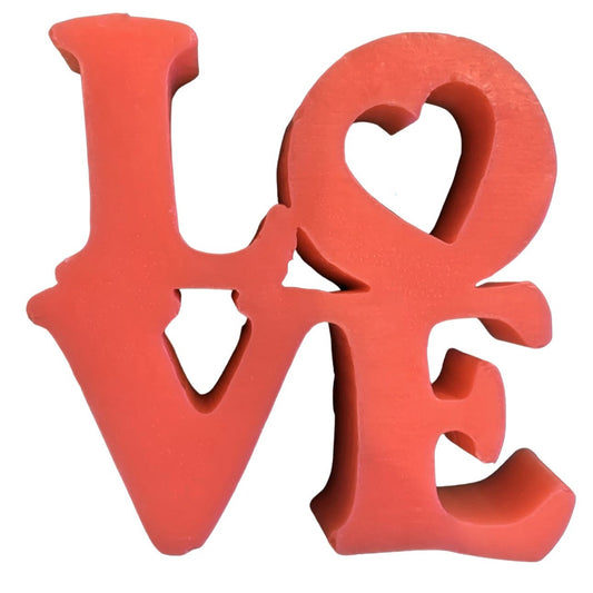 LOVE Shaped Bar of Soap 3D