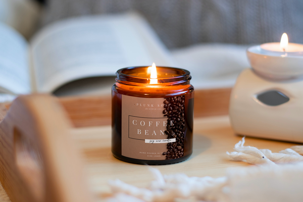 Fresh Brewed Coffee Scented Soy Candle: FREE SHIPPING