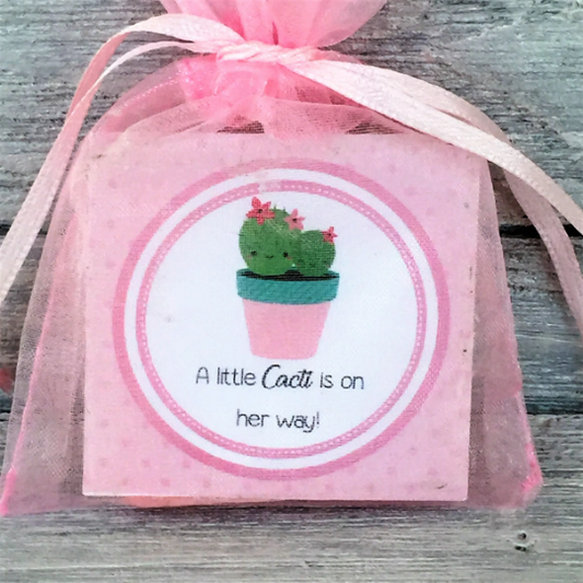 10 A Little Cacti is on the Way Guest Soaps Party Favors