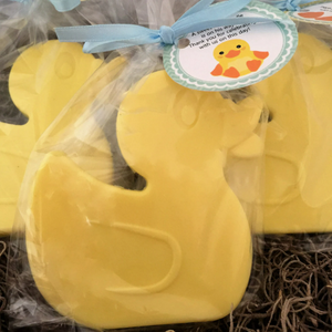 10 Duck Soaps:  Free Shipping, Baby Shower Favors, Party Favors, Duck theme