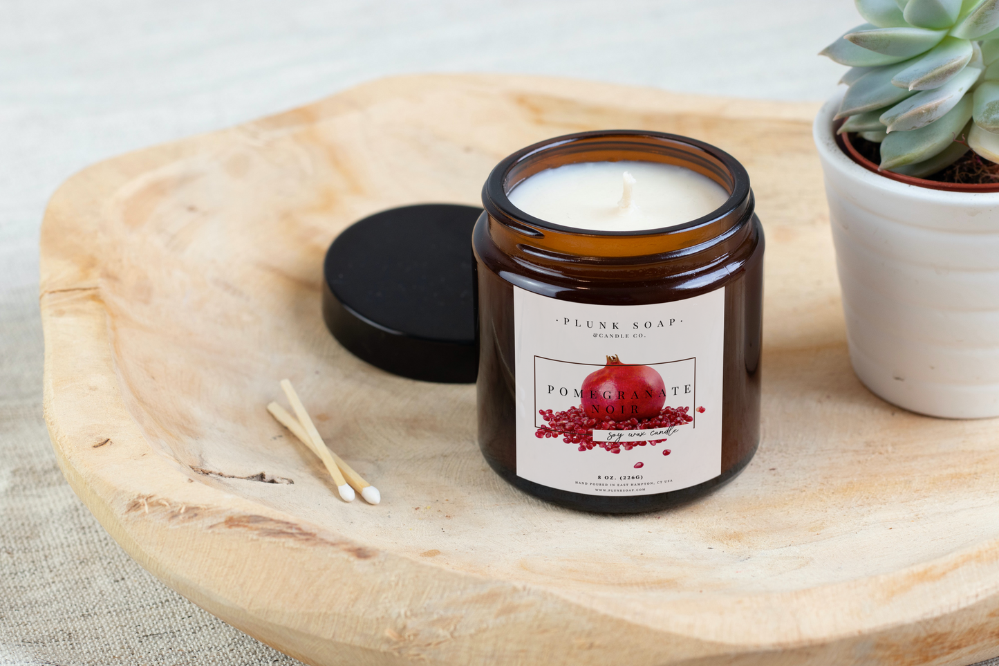 Pomegranate Noir Scented Soy Candle