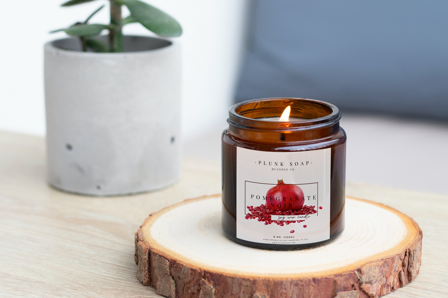 Pomegranate Noir Scented Soy Candle