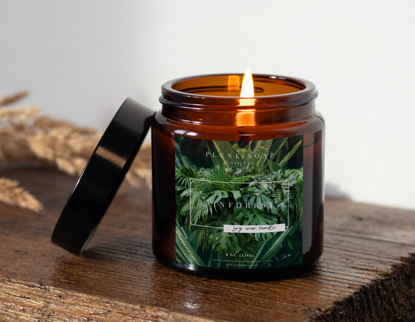 Rainforest Scented Soy Candle: FREE SHIPPING