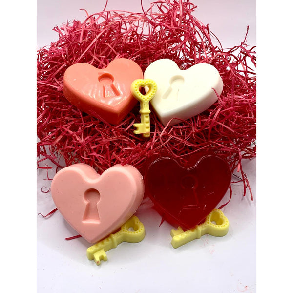 Valentine's Day Heart and Key Soap