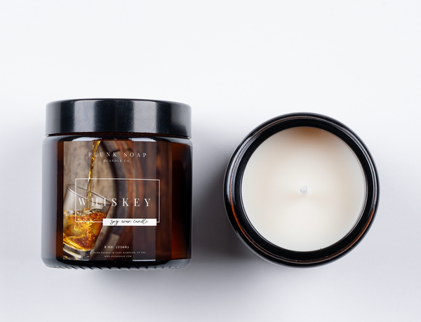 Whiskey Scented Soy Candle